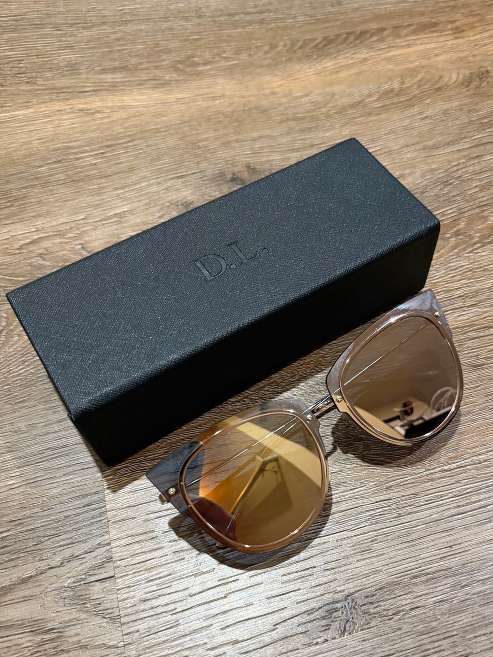 Demi Lovato x Diff Eyewear Cat Eye Rose Gold Sunglasses